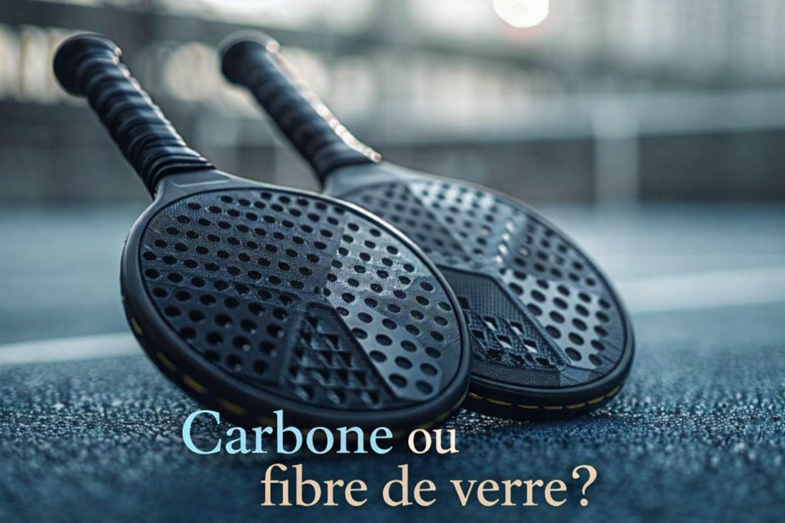 Article Blog Mars 2026 - Carbone ou fibre de verre : quelle raquette de padel choisir?