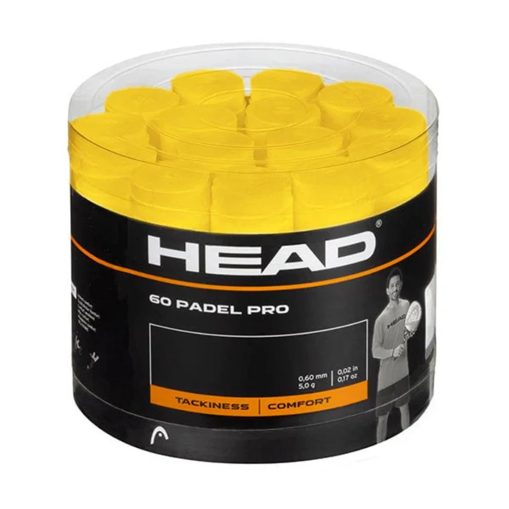 Head - Coffret 60 Overgrips Jaune
