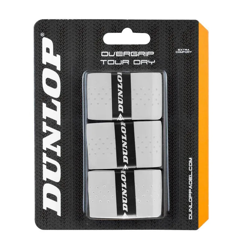 Dunlop 3 Surgrips Tour Dry Blanc