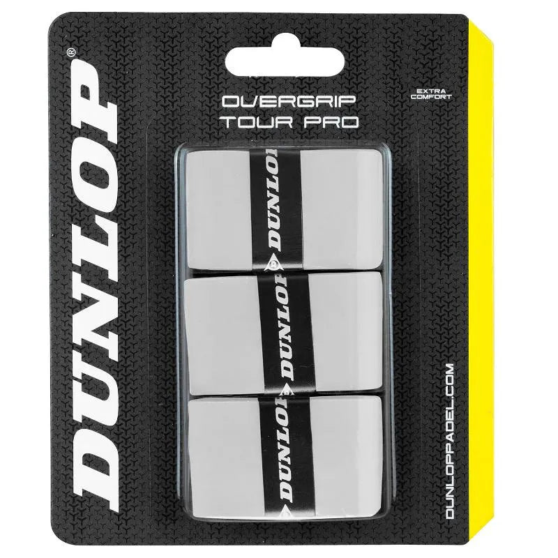 Dunlop 3 Surgrips Tour Pro Blanc
