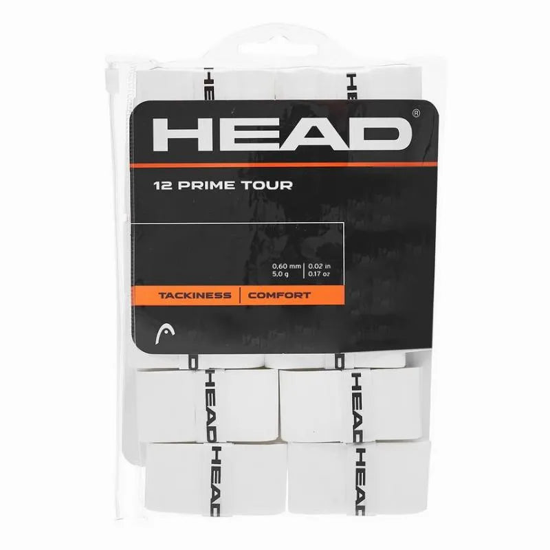 Head 12 Surgrips Prime Tour Blanc
