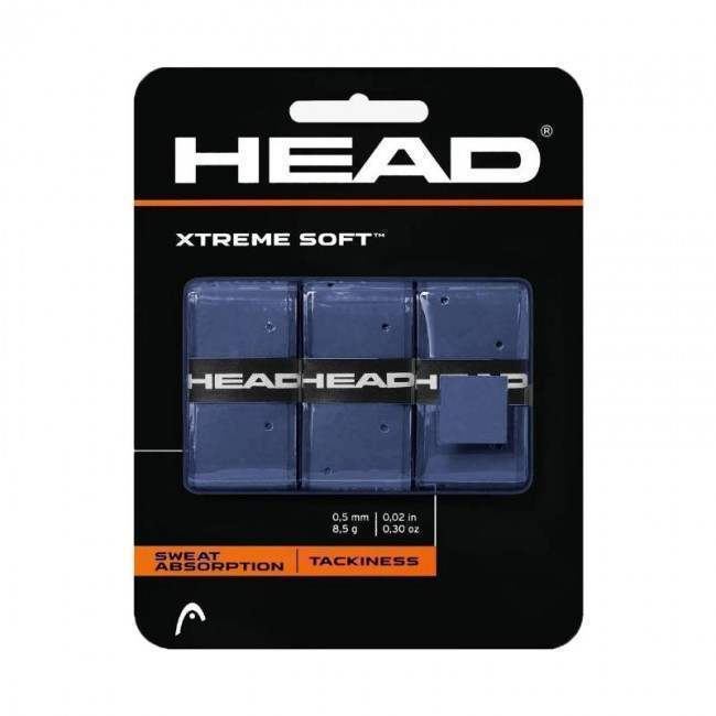 Head 3 Overgrips Xtreme Soft Bleu