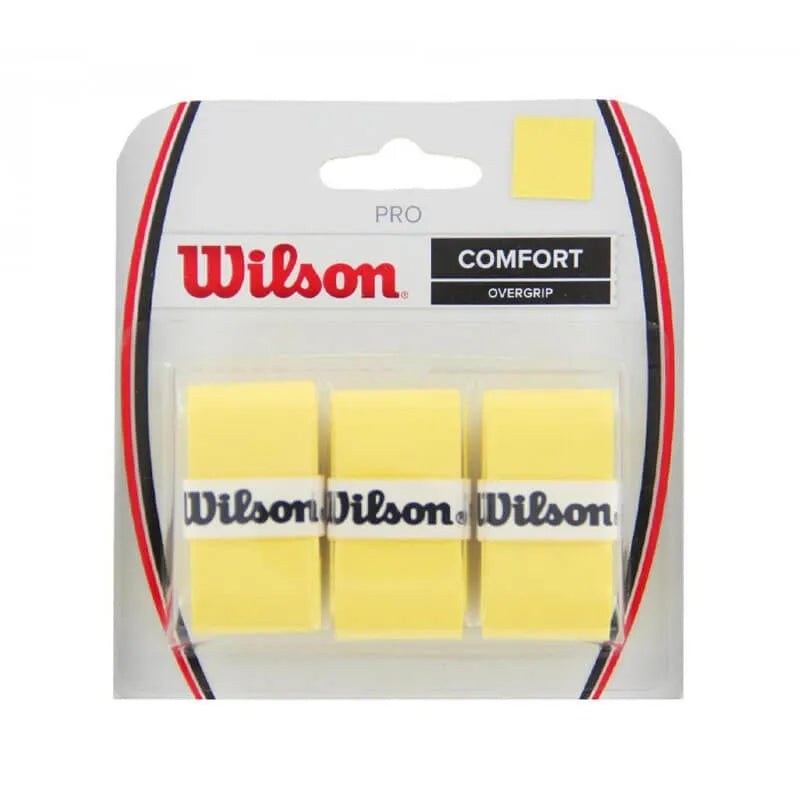 Wilson 3 Surgrips Pro Jaune