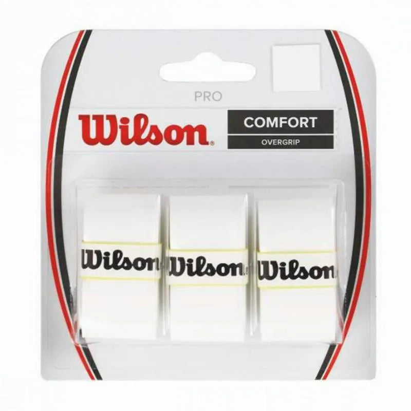 Wilson 3 Surgrips Pro Blanc