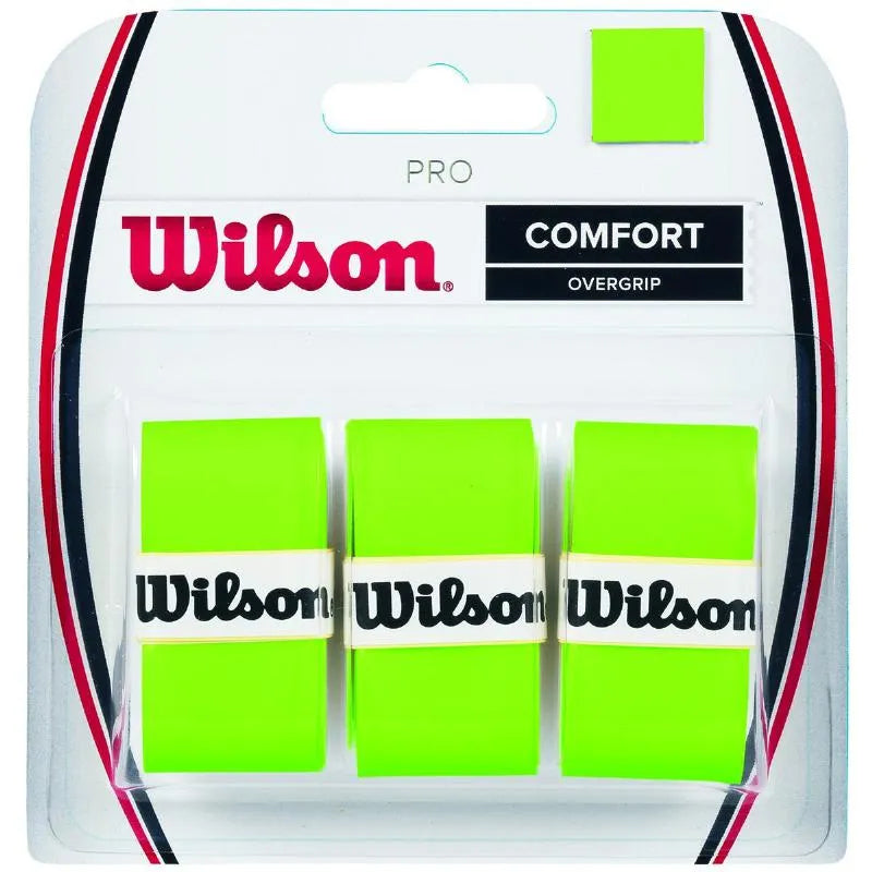Wilson 3 Surgrips Pro Vert