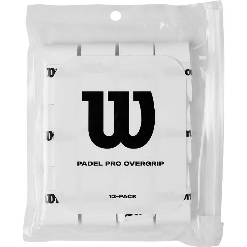 Wilson 12 Surgrips Padel Pro Blanc