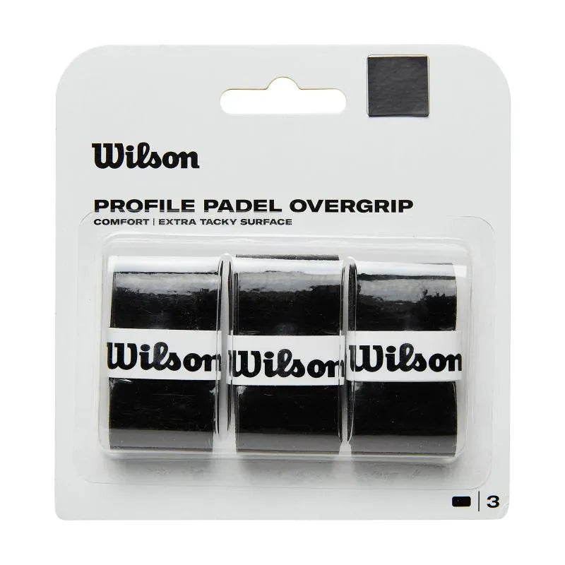 Wilson 3 Surgrips Profile Padel Noir
