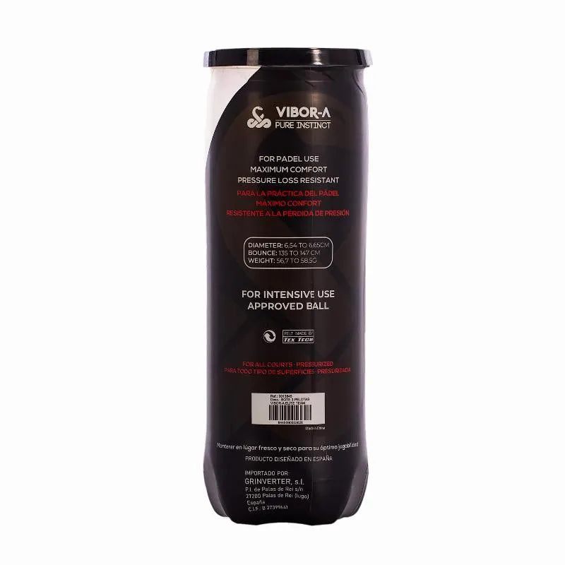 Vibora Elite Team – 1 tube de 3 balles - vue 4