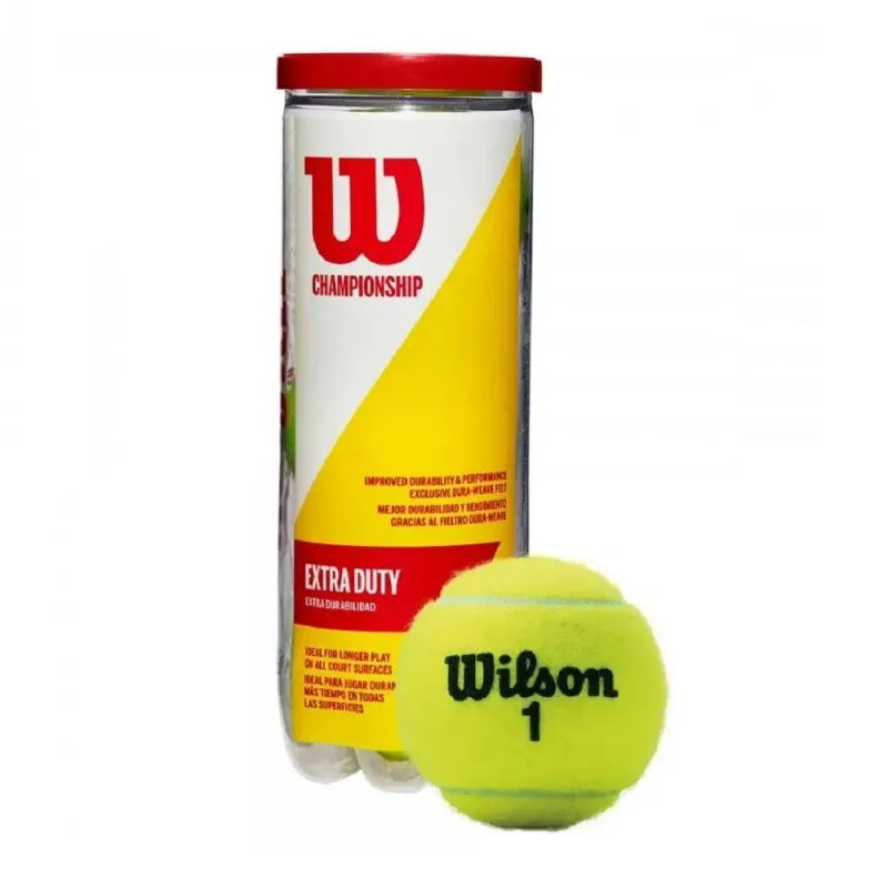 Wilson Championship Extra Duty – 1 tube de 3 balles