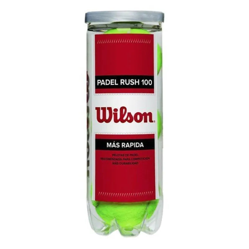 Wilson Rush 100 – 1 tube de 3 balles