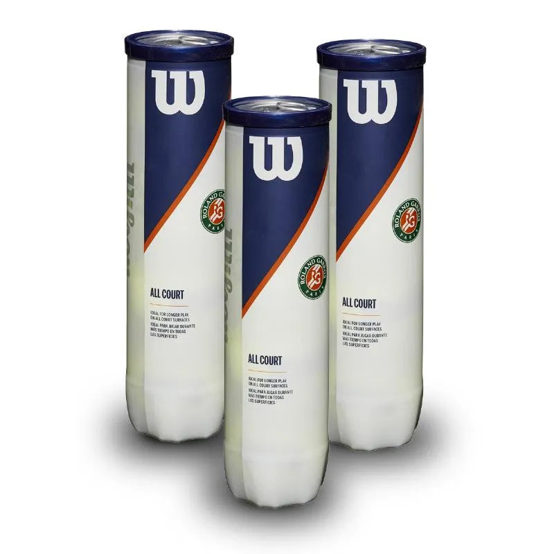 Wilson Roland Garros – Pack de 3 tubes