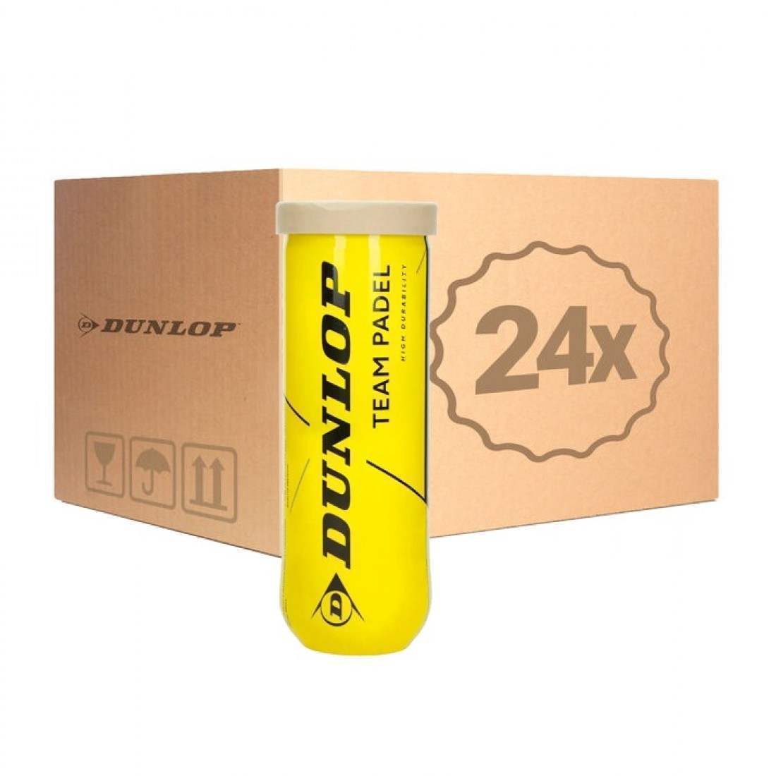 Dunlop Team Padel Coffret – 24 tubes