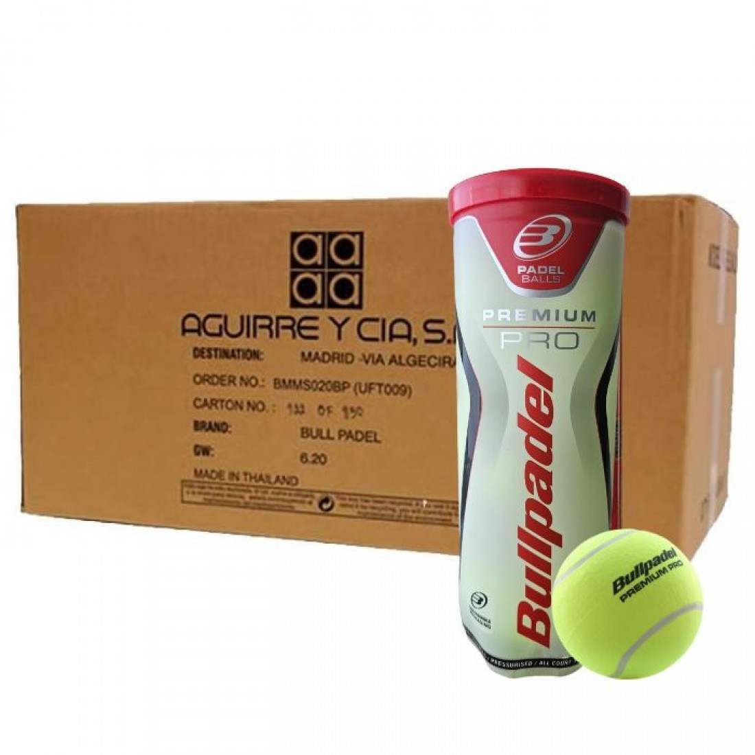 Bullpadel Premium Pro Coffret – 24 tubes