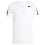 Adidas T-shirt Club 3 Stripes Blanc Noir