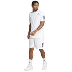 Adidas T-shirt Club 3 Stripes Blanc Noir - vue 7