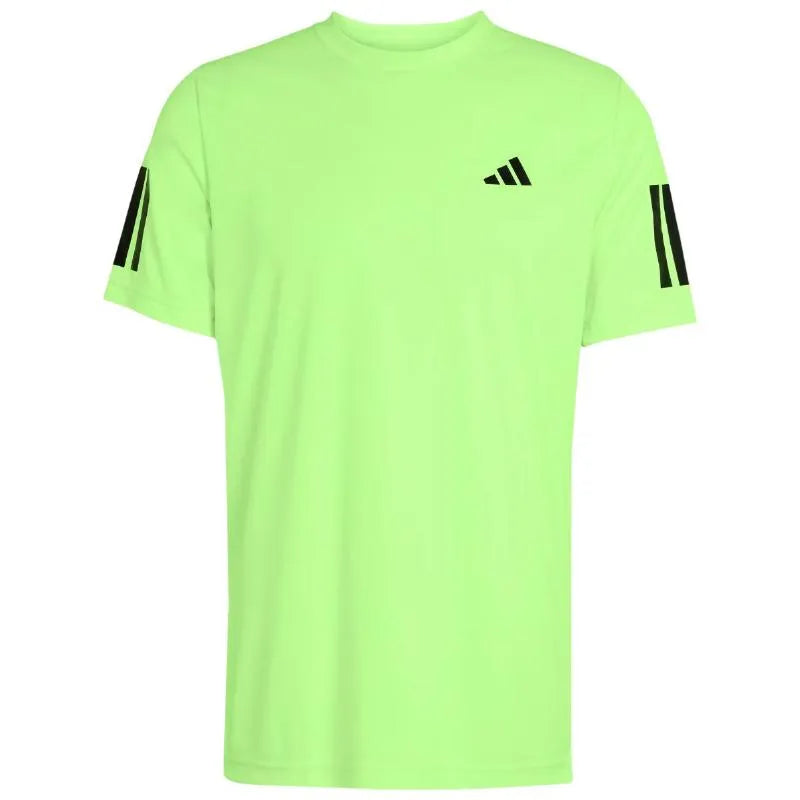 Adidas T-shirt Club 3 Stripes Lucid Limon