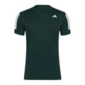 Adidas T-shirt Club 3 Stripes Vert Aurora