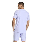Adidas T-shirt Club 3 Stripes Violet - vue 2