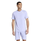 Adidas T-shirt Club 3 Stripes Violet - vue 3
