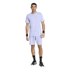 Adidas T-shirt Club 3 Stripes Violet - vue 5