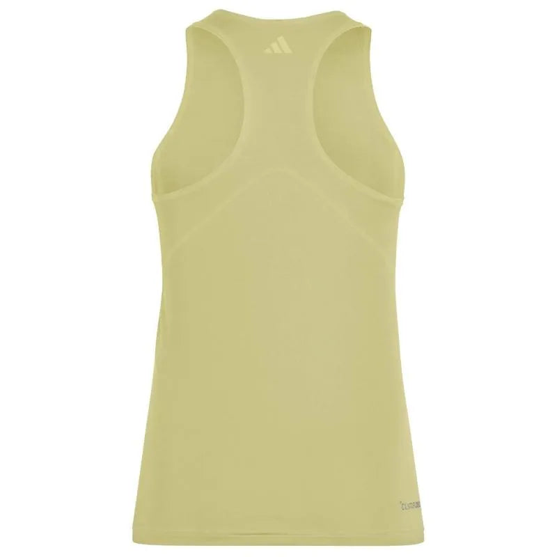 Adidas T-shirt Club Jaune Femme - vue 2