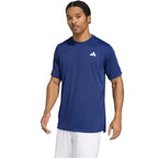 Adidas T-shirt Club Climacool Bleu Foncé - vue 2