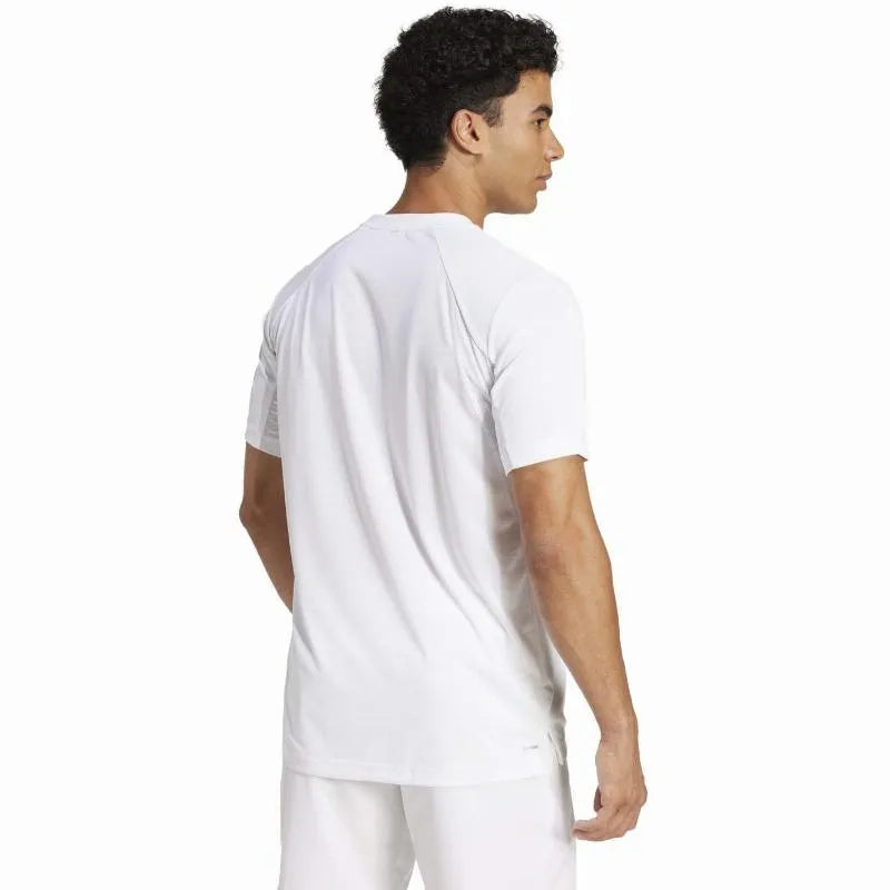 Adidas T-shirt Club Climacool Blanc - vue 2