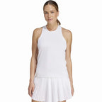 Adidas T-shirt Club Climacool Blanc Femme - vue 3