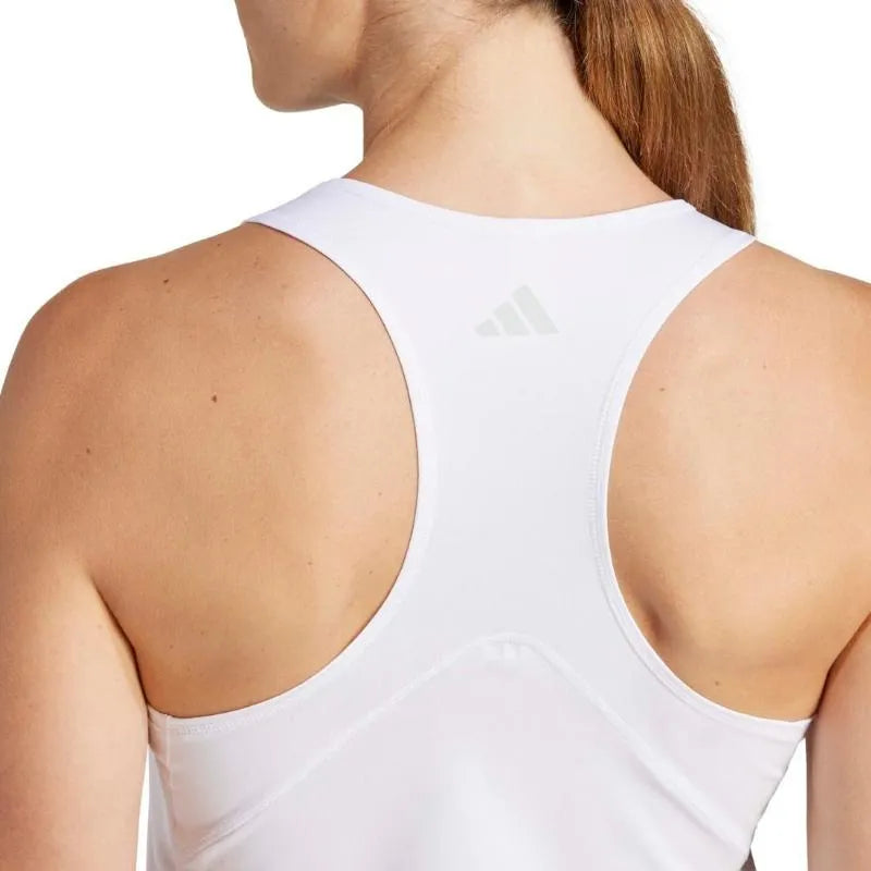 Adidas T-shirt Club Climacool Blanc Femme - vue 6