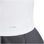 Adidas T-shirt Club Graph Blanc - vue 5