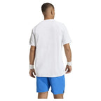 Adidas T-shirt Club Graph Climacool Blanc - vue 2
