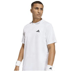 Adidas T-shirt Club Graph Climacool Blanc - vue 3