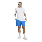 Adidas T-shirt Club Graph Climacool Blanc - vue 5