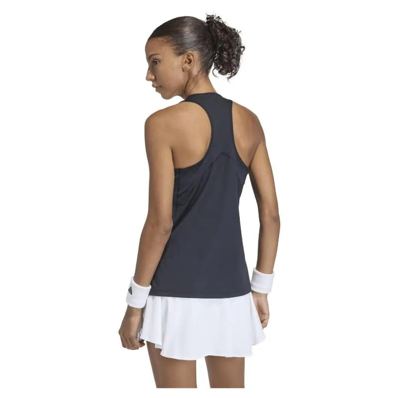 Adidas T-shirt Club Noir Antracita Femme - vue 2
