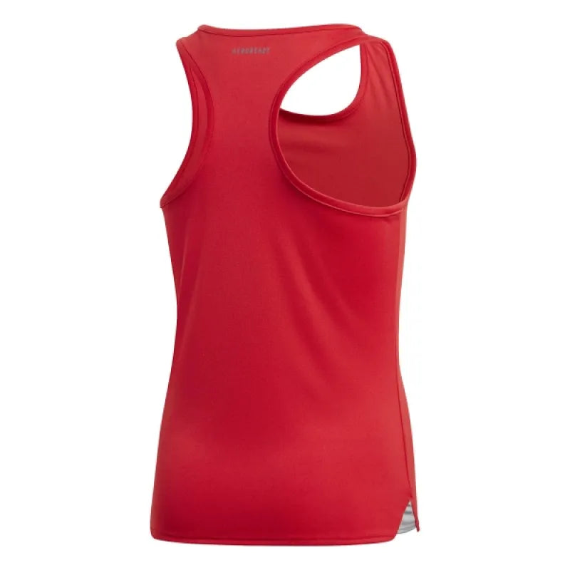 Adidas T-shirt Club Tank Rouge - vue 2