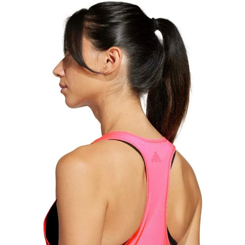 Adidas T-shirt Club V Rose Femme - vue 5