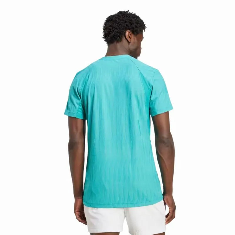 Adidas T-shirt Freelift Bleu Teal - vue 2