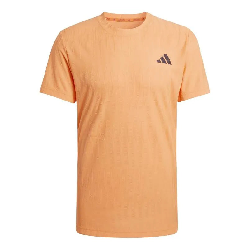 Adidas T-shirt Freelift Orange Noir