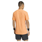 Adidas T-shirt Freelift Orange Noir - vue 2