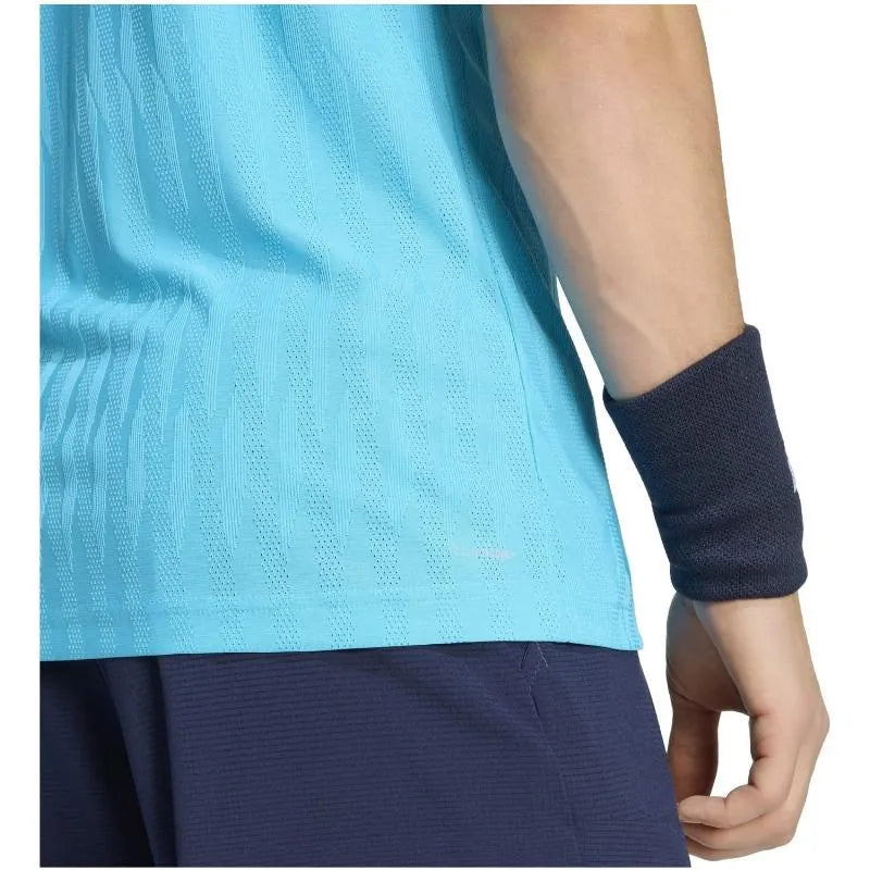 Adidas T-shirt Freelift Turquoise - vue 5