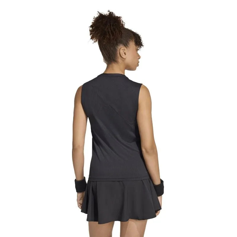 Adidas T-shirt Match Noir Femme - vue 2