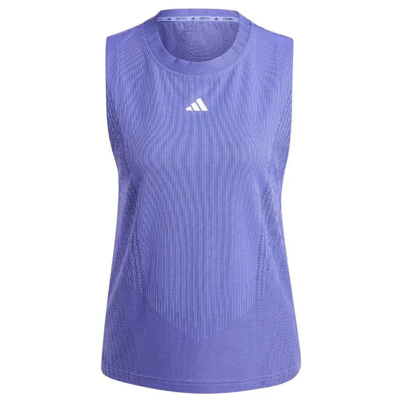 Adidas T-shirt Match Pro Bleu Cobalt Noir Femme