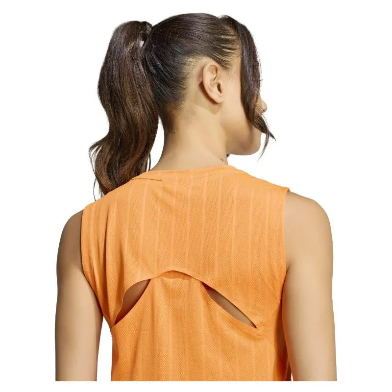 Adidas T-shirt Match Pro Orange Femme - vue 6
