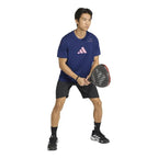 Adidas T-shirt Padel Graphic Bleu - vue 5