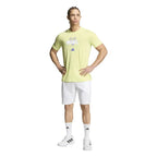 Adidas T-shirt Padel Graphic Vert Lima - vue 3