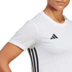 Adidas T-shirt Tabela 23 Blanc Noir Femme - vue 3