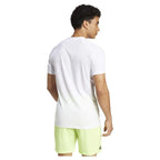 Adidas T-shirt Tennis Freelift Blanc Noir - vue 2