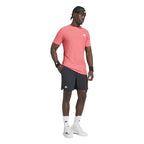 Adidas T-shirt Tennis Freelift Rouge Carmesi - vue 4