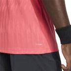 Adidas T-shirt Tennis Freelift Rouge Carmesi - vue 5