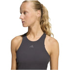Adidas T-shirt Y-Tank Noir Gris Femme - vue 4